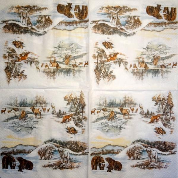 051 Horses - 3-ply - Ambiente